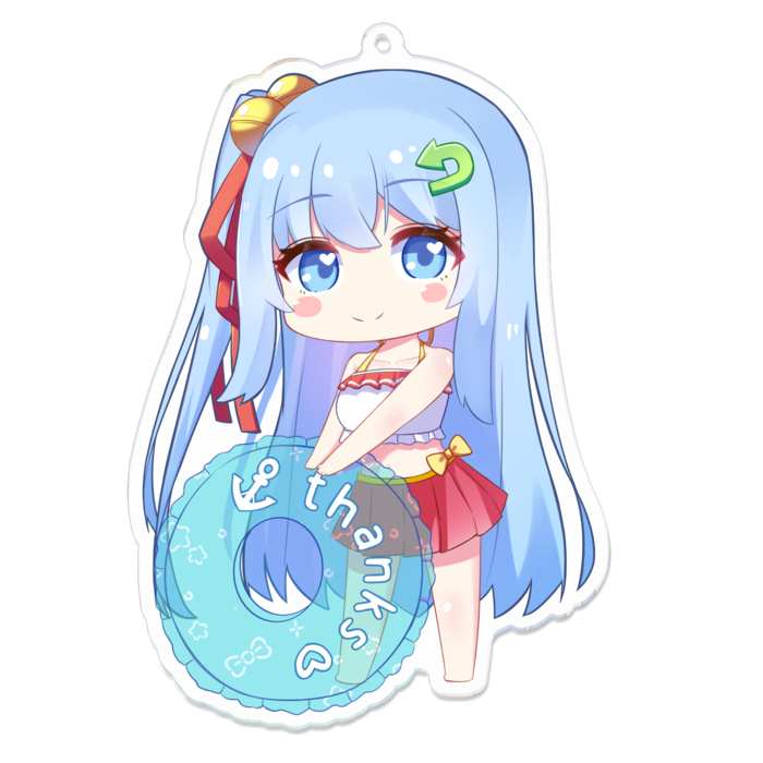 アクリルキーホルダー - 100 x 100 (mm)