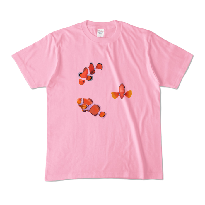 カラーTシャツ - M - ピーチ (淡色)