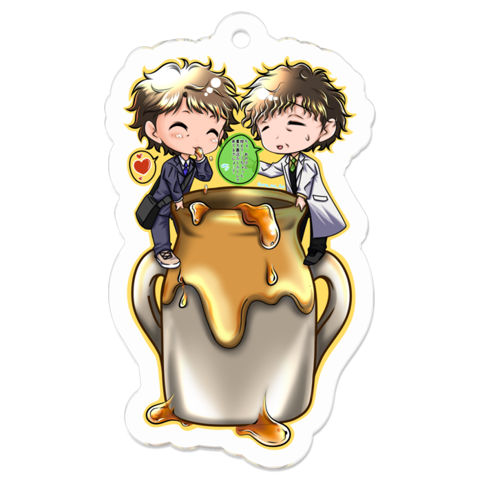 アクリルキーホルダー - 50 x 50 (mm)