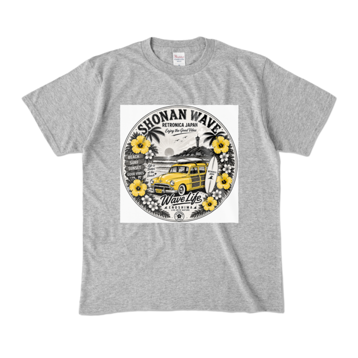 カラーTシャツ - M - 杢グレー (濃色)