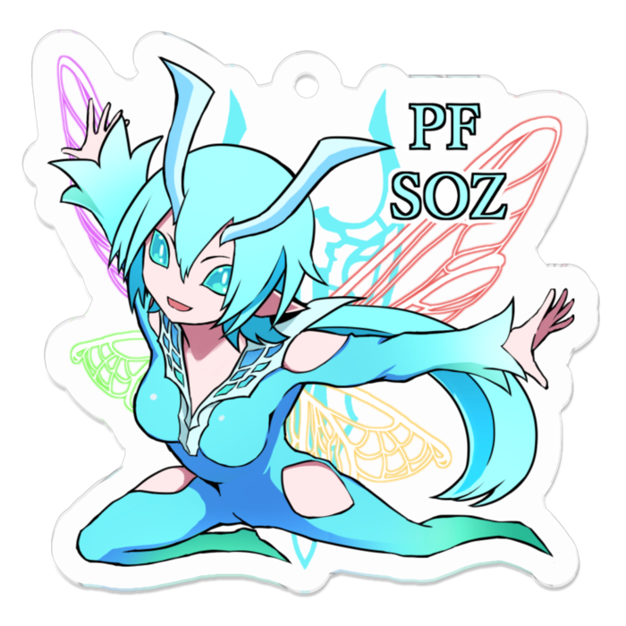 アクリルキーホルダー - 50 x 50 (mm)