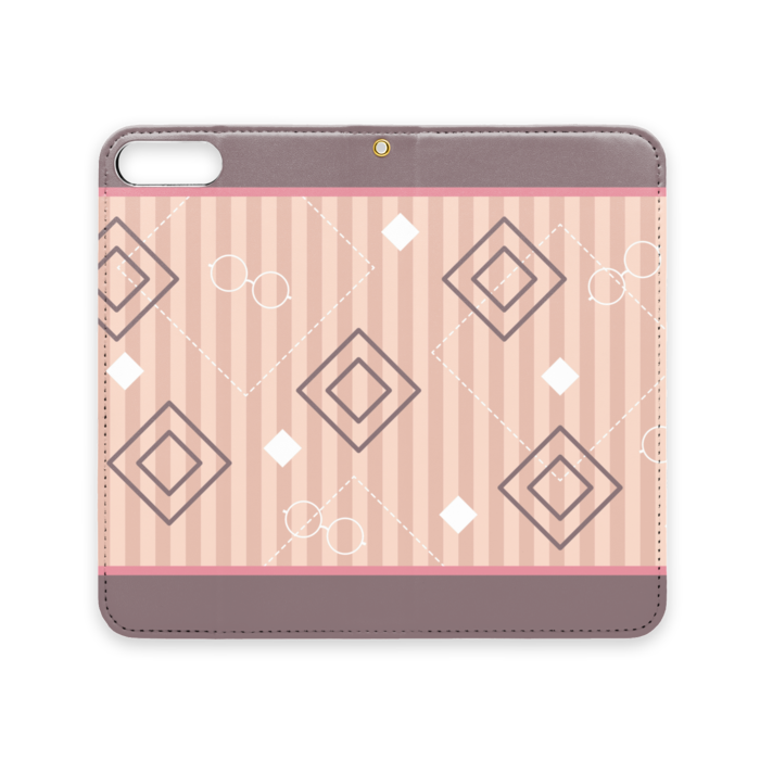 手帳型iPhoneケース(ベルトなし) - iPhone 7 Plus / 8 Plus - ストラップ穴 あり