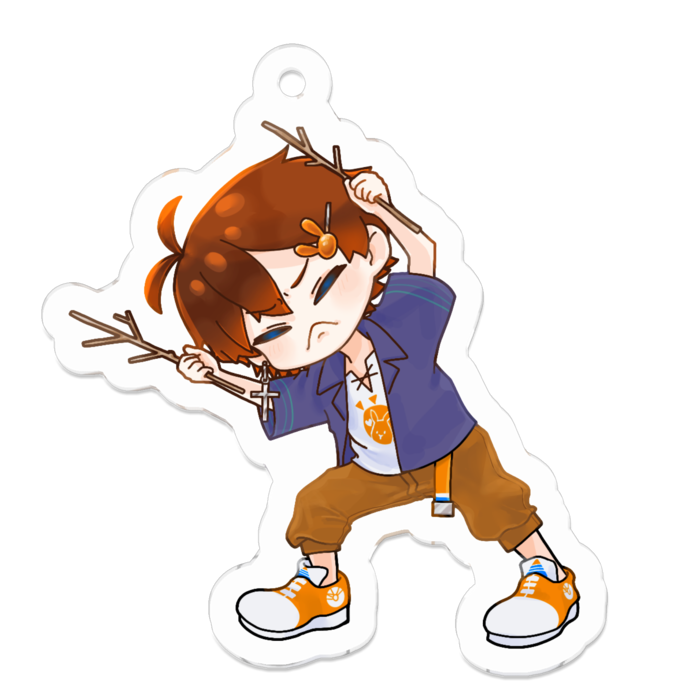 アクリルキーホルダー - 50 x 50 (mm)