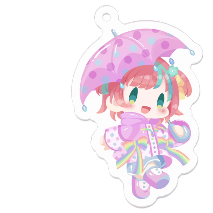 アクリルキーホルダー - 50 x 50 (mm)