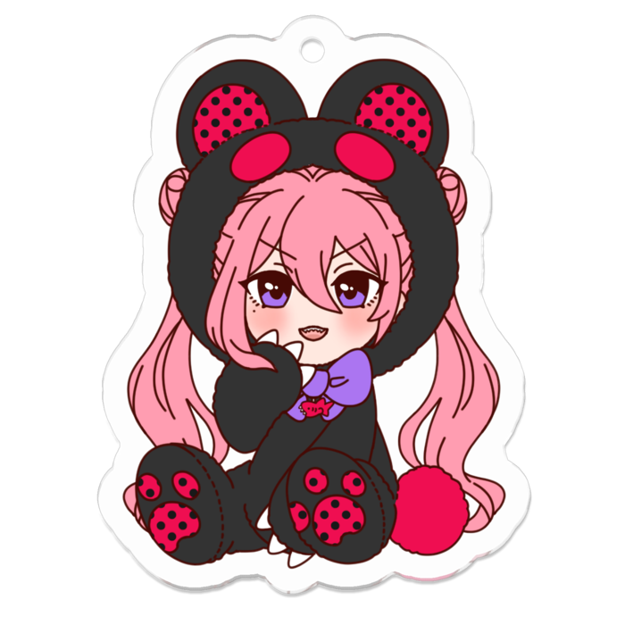 アクリルキーホルダー - 50 x 50 (mm)