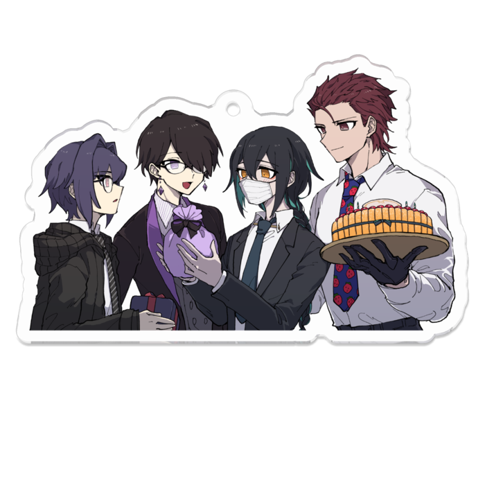 アクリルキーホルダー - 70 x 70 (mm)