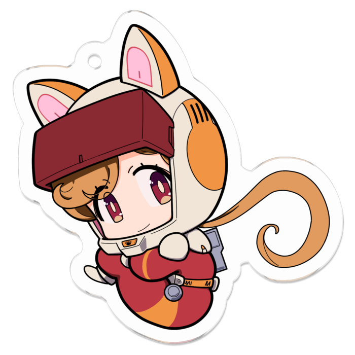 アクリルキーホルダー - 50 x 50 (mm)