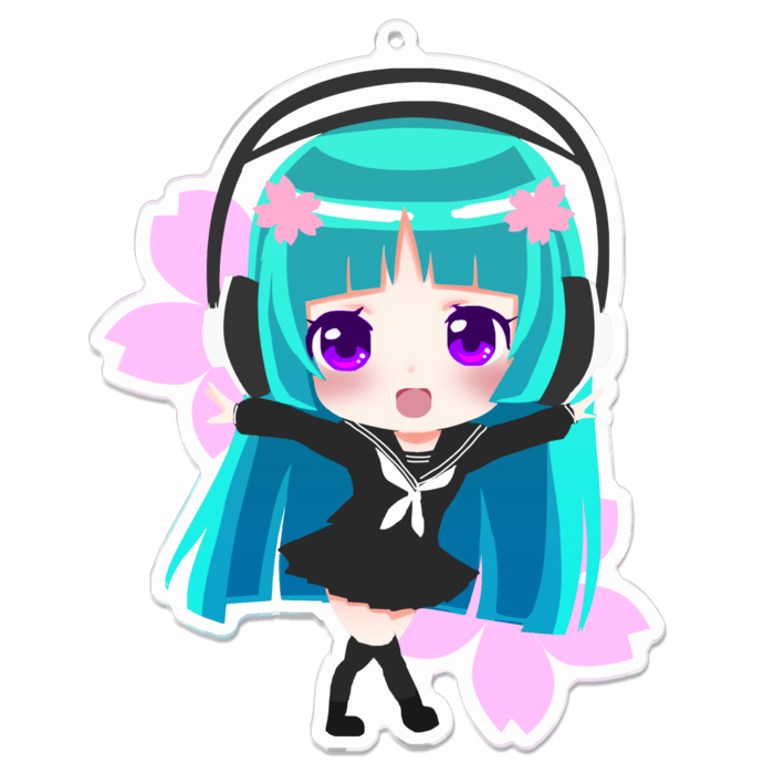 アクリルキーホルダー - 100 x 100 (mm)