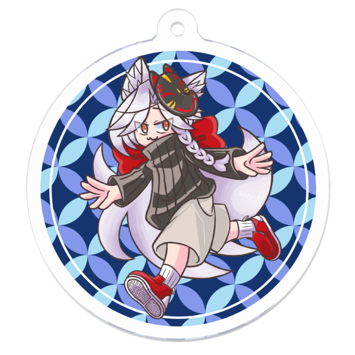 アクリルキーホルダー - 50 x 50 (mm)