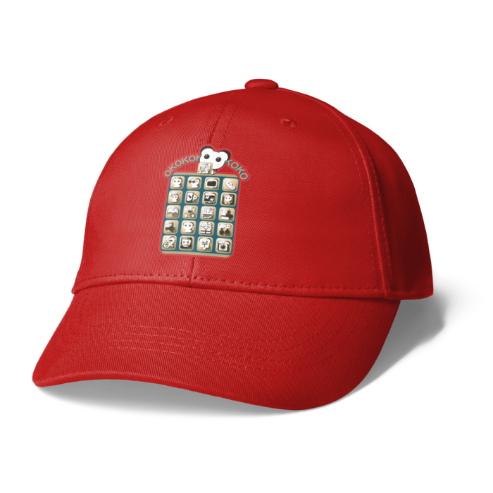 キャップ - レッド