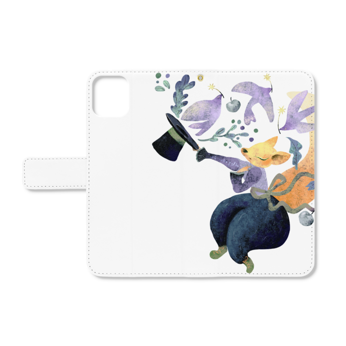 手帳型iPhoneケース - iPhone11ProMax - ストラップ穴 あり