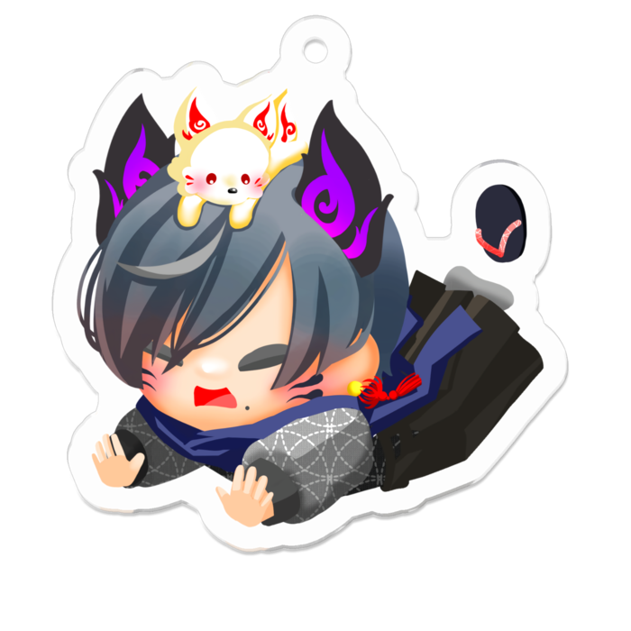 アクリルキーホルダー - 50 x 50 (mm)