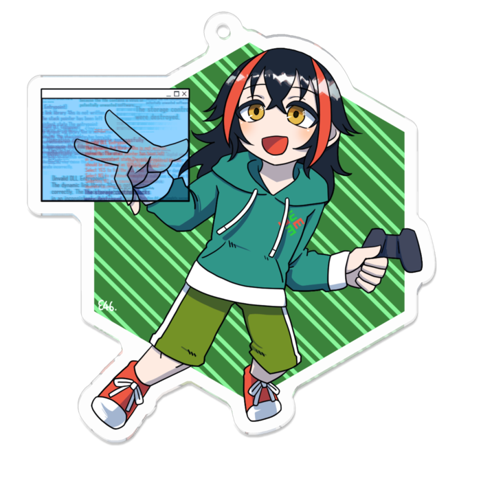 アクリルキーホルダー - 70 x 70 (mm)