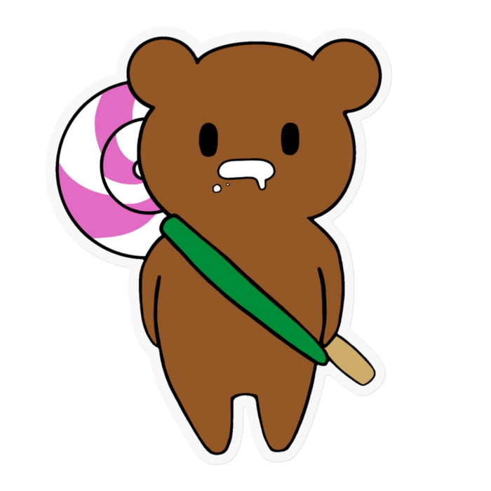 ステッカー - 100 x 100 (mm)