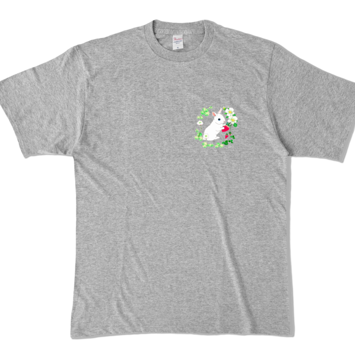 カラーTシャツ - XL - 杢グレー (濃色)