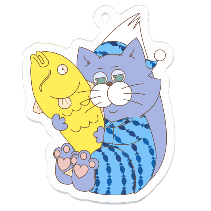 アクリルキーホルダー - 50 x 50 (mm)