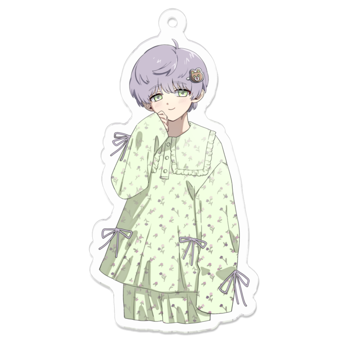 アクリルキーホルダー（コーティング） - 70 x 70 (mm)