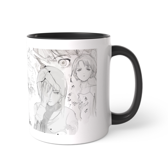 ツートンカラーマグカップ - 直径 8.2cm / 高さ 9.5cm