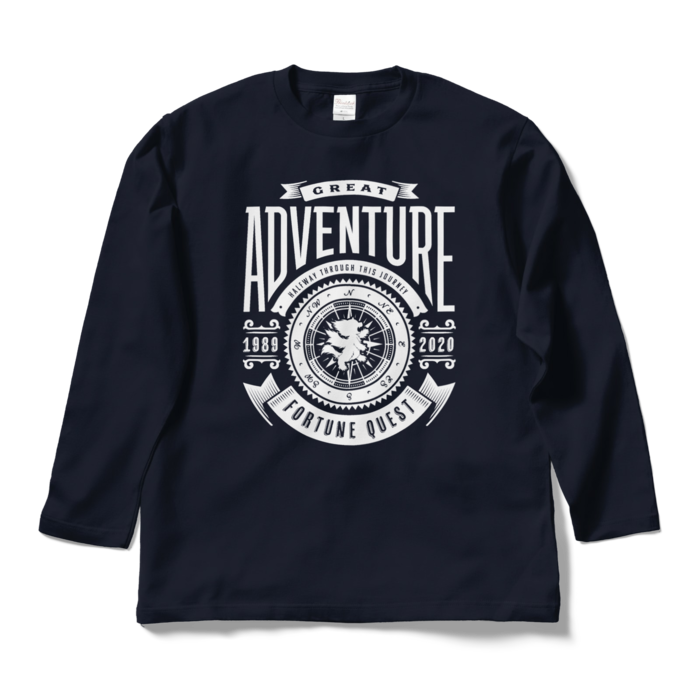 ロングスリーブTシャツ - L - ネイビー