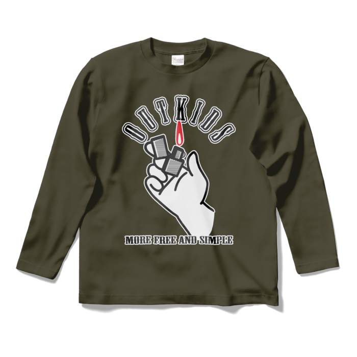 ロングスリーブTシャツ - S - アーミーグリーン