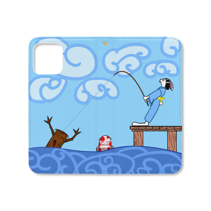 手帳型iPhoneケース（ベルトなし） - iPhone12 / 12 Pro - ストラップ穴 あり