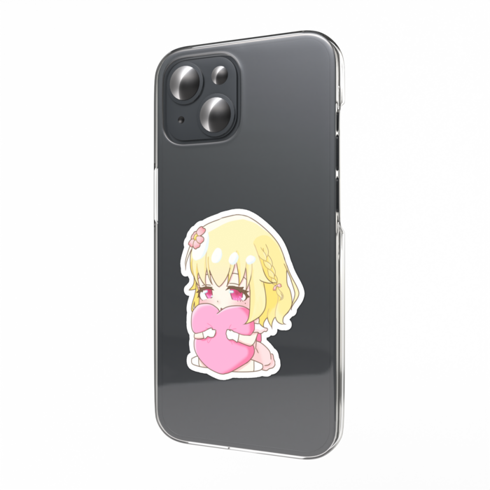 ○ハートぎゅっとスマホステッカー