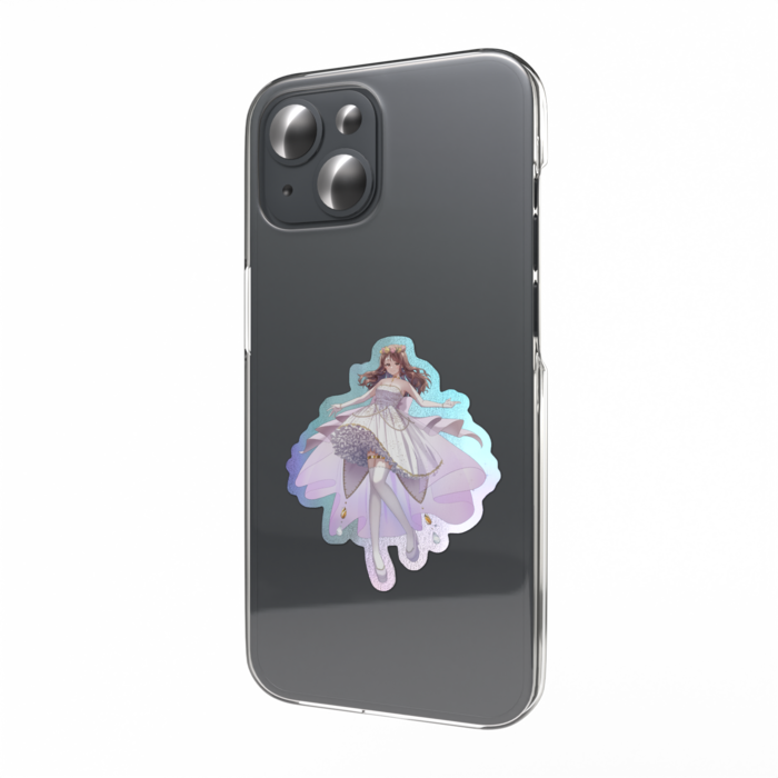 オーロラスマホステッカー - W55 × H91mm 以内