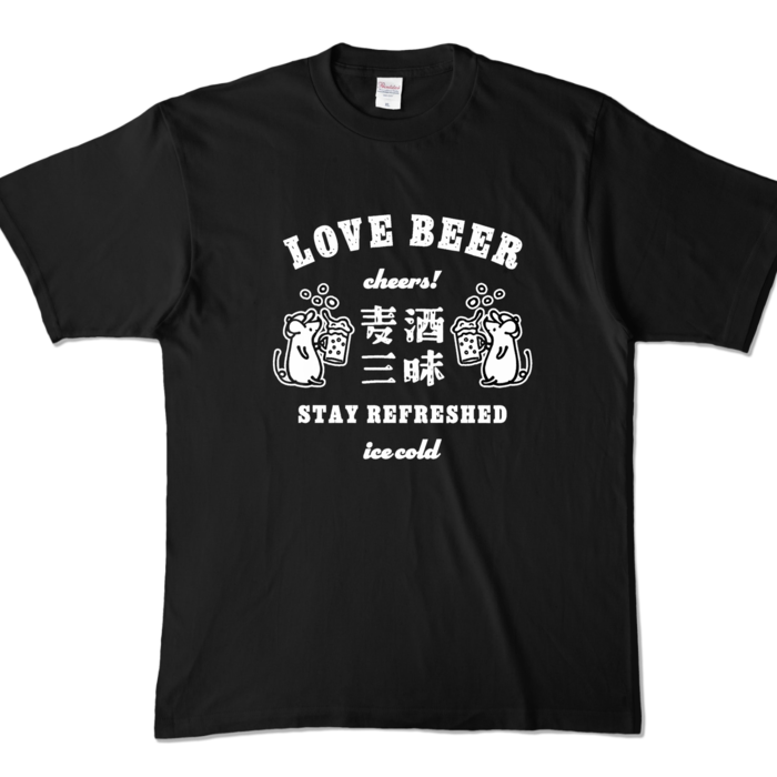 カラーTシャツ - XL - ブラック (濃色)