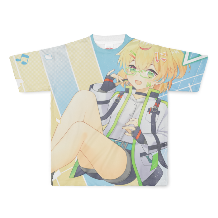 フルグラフィックTシャツ - L - 両面印刷