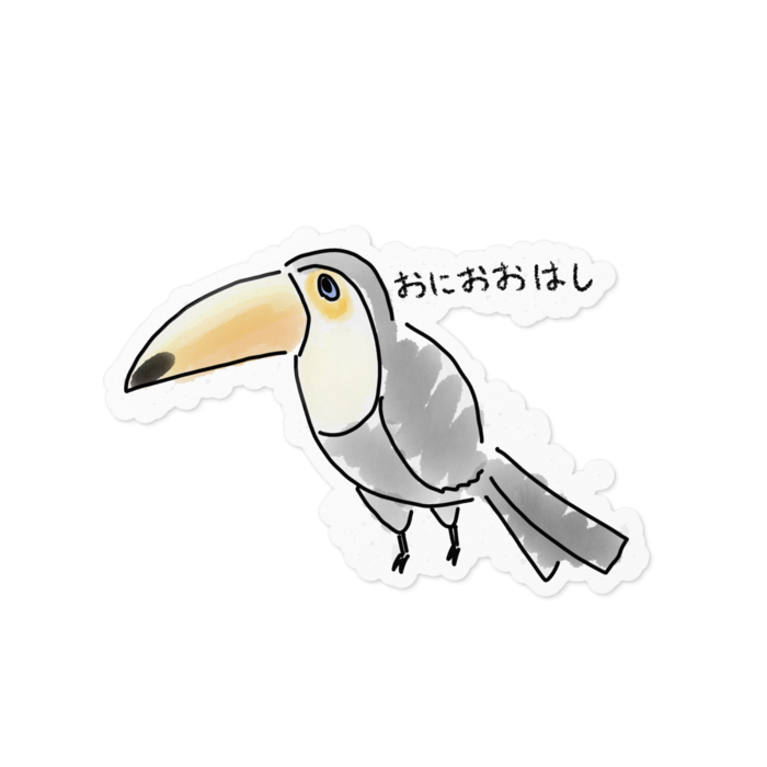 ステッカー - 100 x 100 (mm)