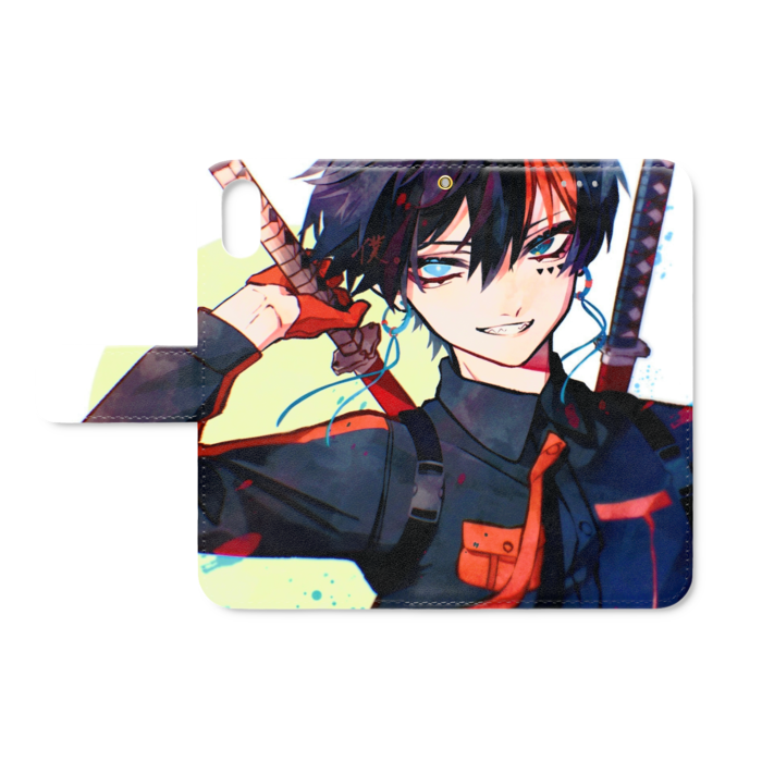 手帳型iPhoneケース - iPhone XS / X - ストラップ穴 あり