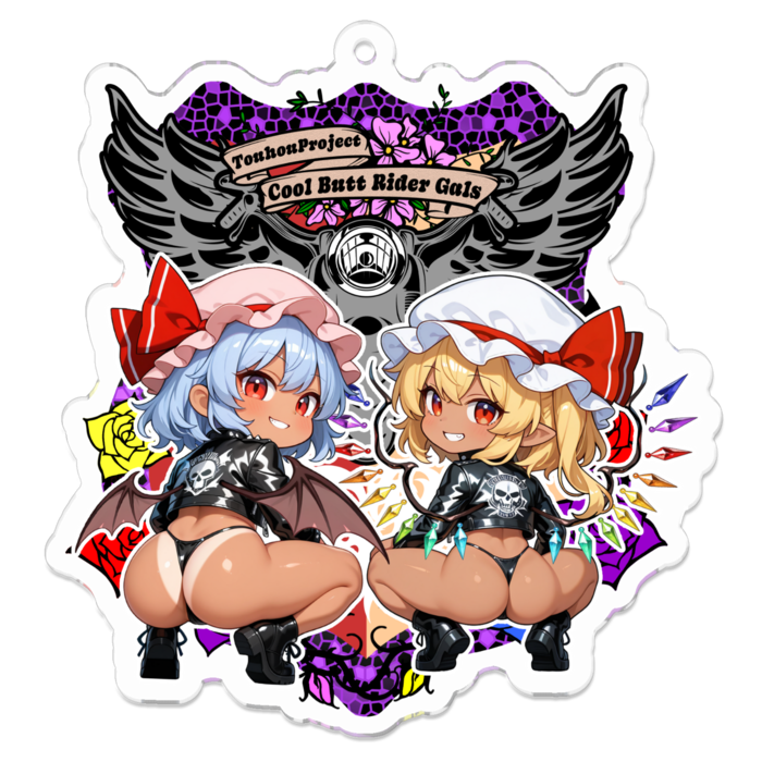 アクリルキーホルダー - 70 x 70 (mm)