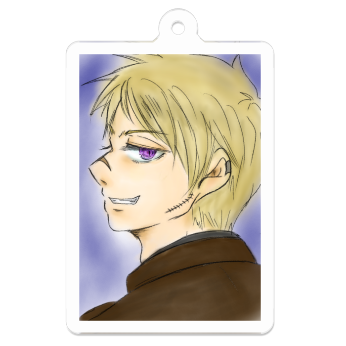 アクリルキーホルダー - 50 x 50 (mm)