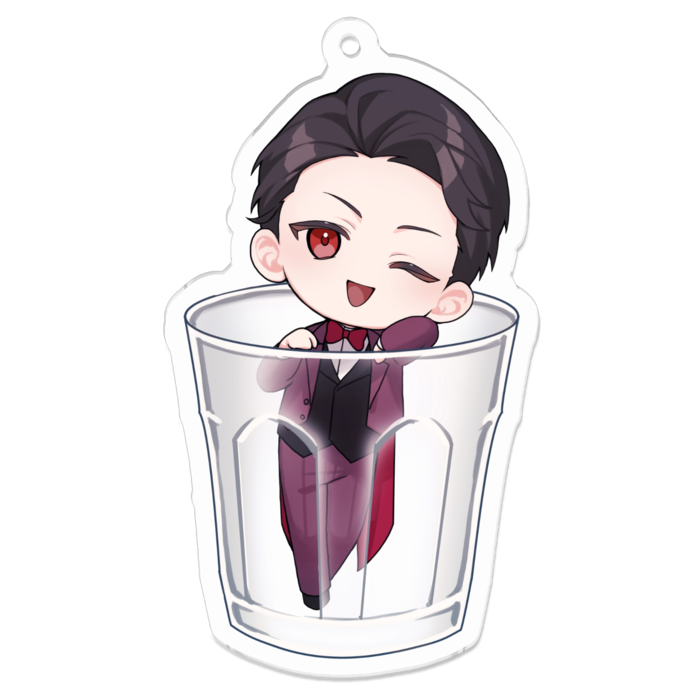 アクリルキーホルダー（コーティング） - 70 x 70 (mm)