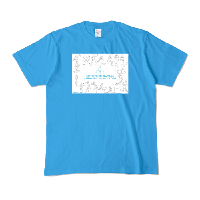 カラーTシャツ - M - ターコイズ (濃色)