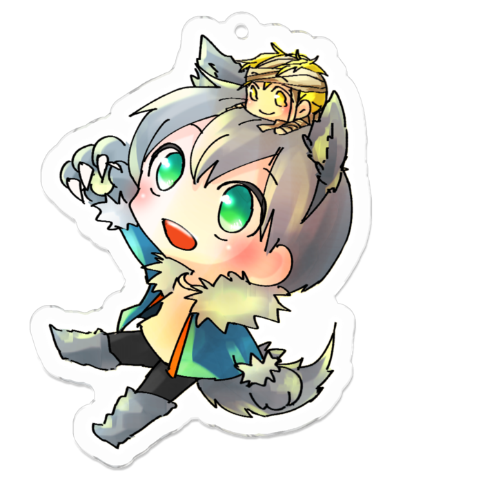 アクリルキーホルダー - 70 x 70 (mm)