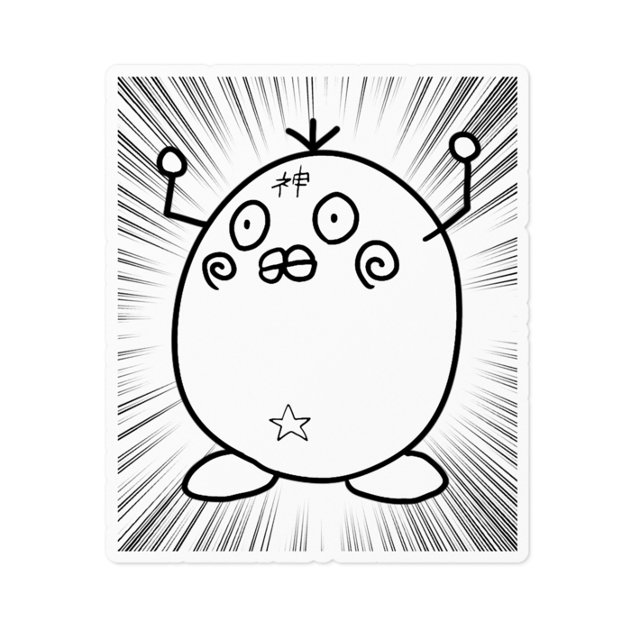 ステッカー - 100 x 100 (mm)