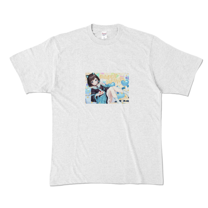 カラーTシャツ - XL - アッシュ (淡色)
