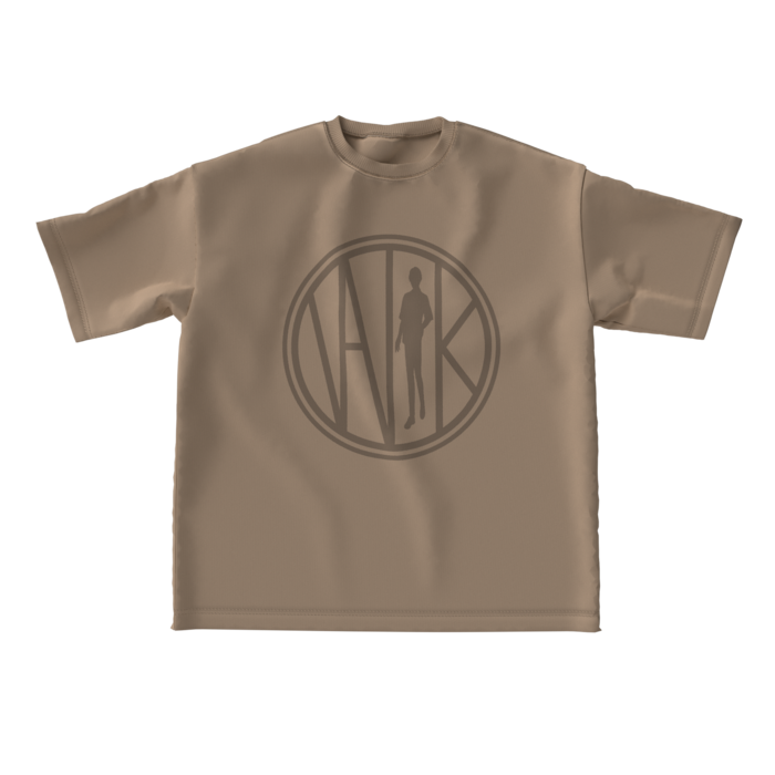 ビッグシルエットTシャツ - サンドベージュ - L