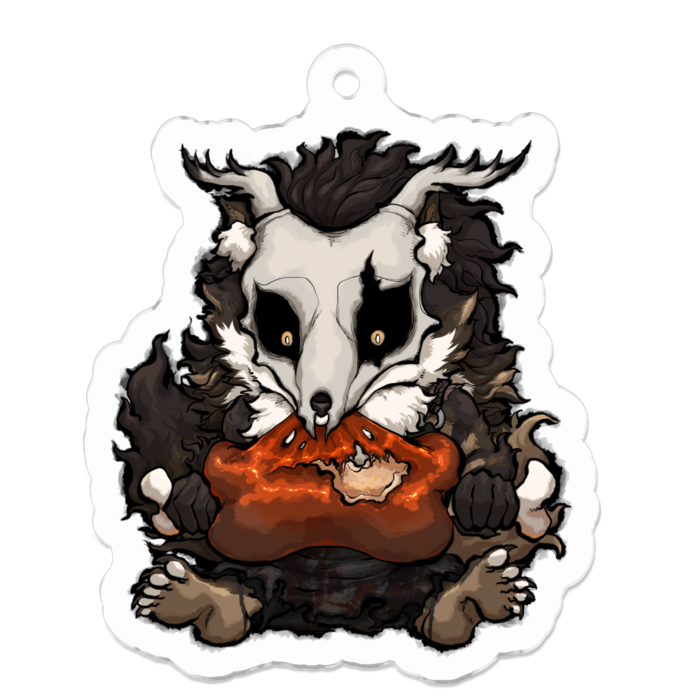 アクリルキーホルダー（コーティング） - 50 x 50 (mm)