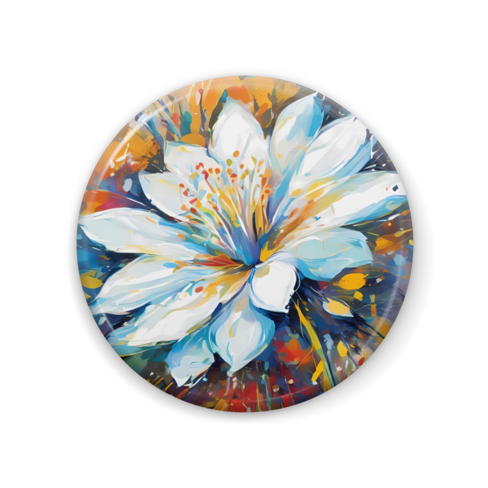 缶バッジ - 57mm｜④クレマチス