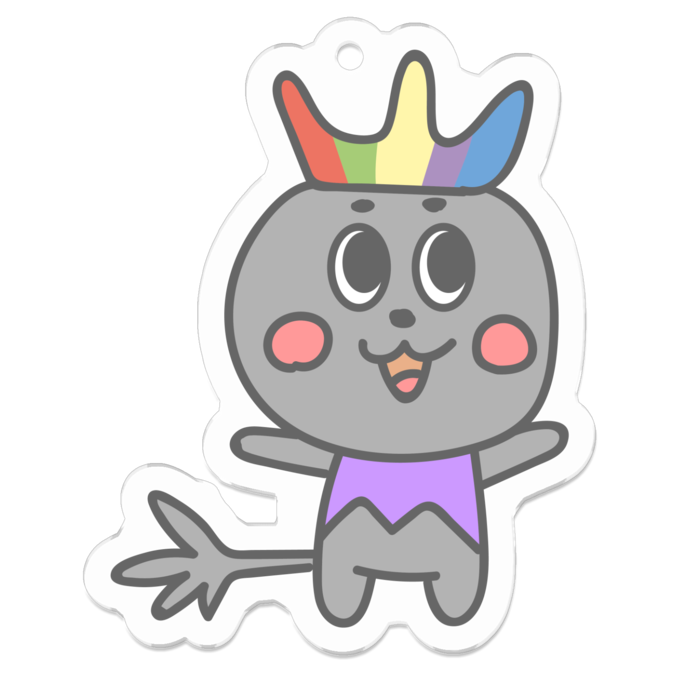 アクリルキーホルダー - 50 x 50 (mm)