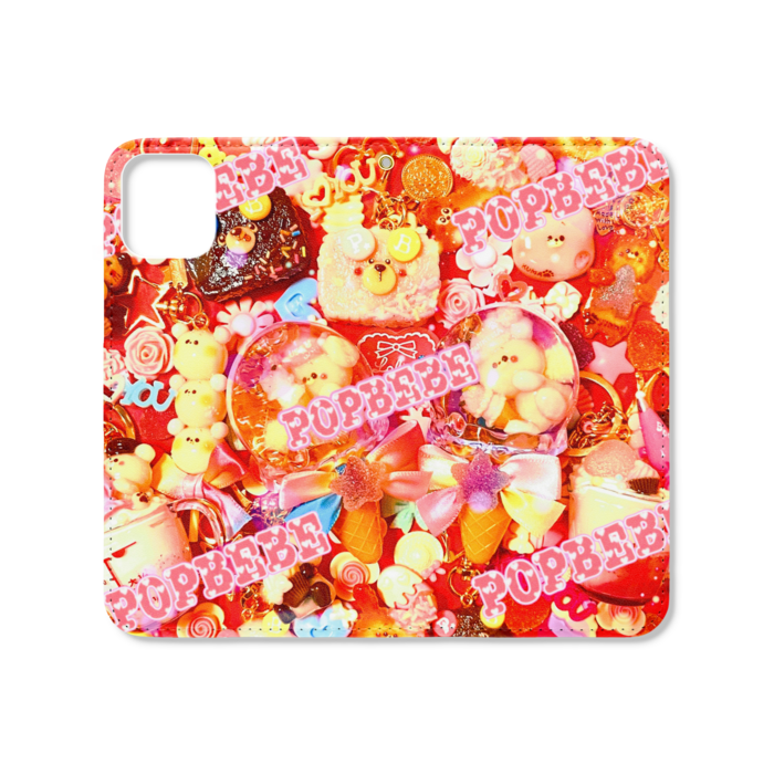 手帳型iPhoneケース(ベルトなし) - iPhone 11 - ストラップ穴 あり