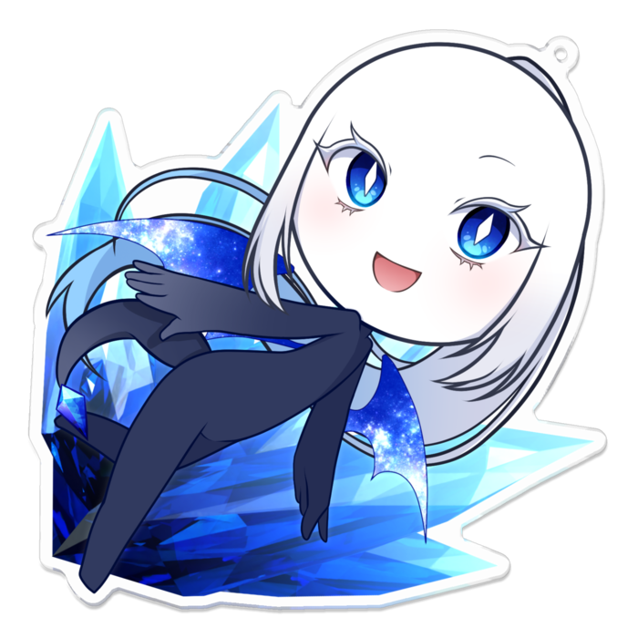 アクリルキーホルダー（コーティング） - 100 x 100 (mm)