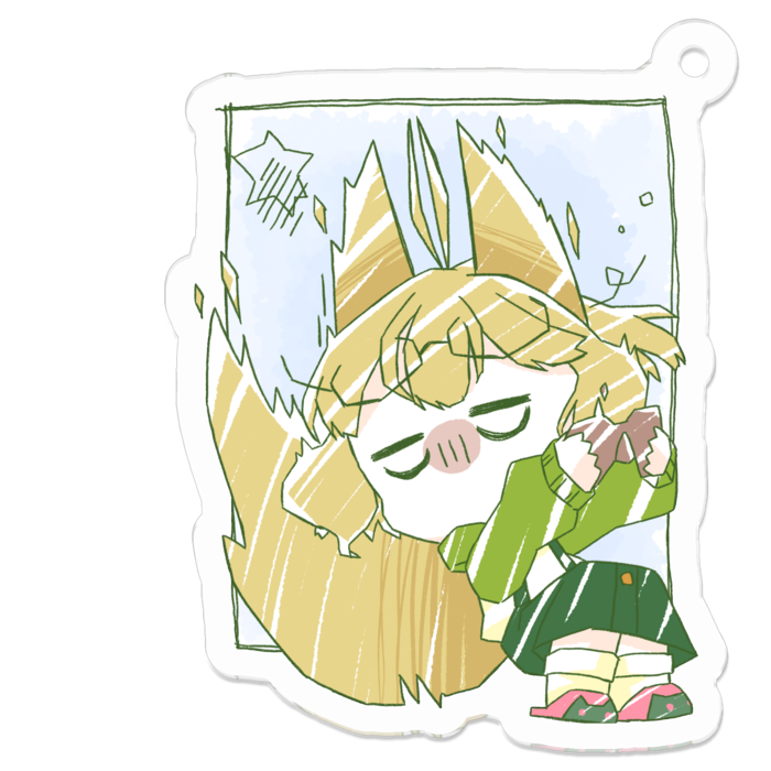 アクリルキーホルダー - 50 x 50 (mm)