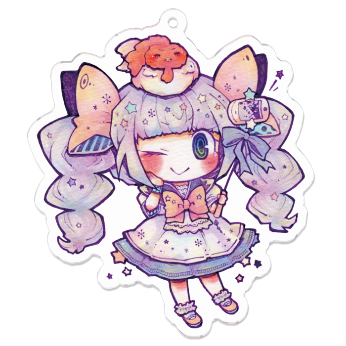 アクリルキーホルダー - 70 x 70 (mm)