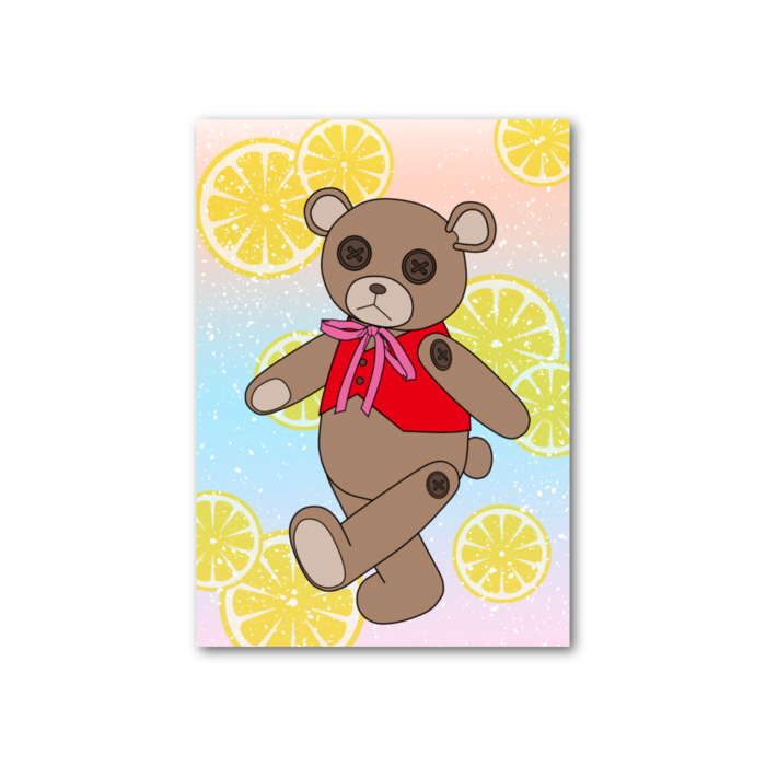 フォト風カード - 縦 - 片面