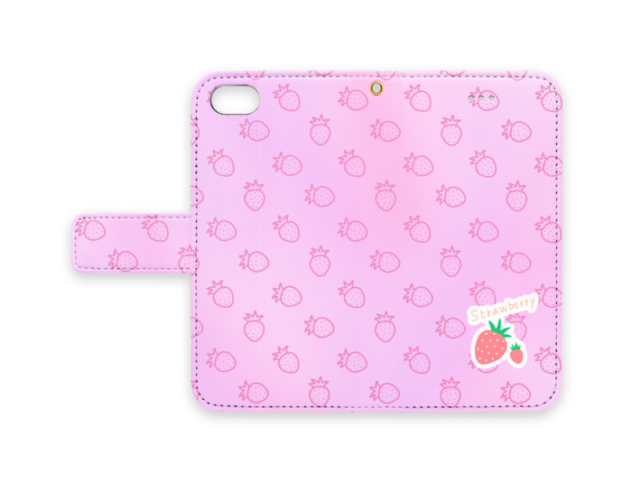 手帳型iPhoneケース - iPhone 8 / 7 - ストラップ穴 あり