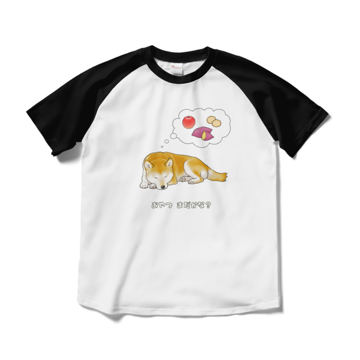 ラグランTシャツ - M - ホワイト×ブラック / Size M, White & Black