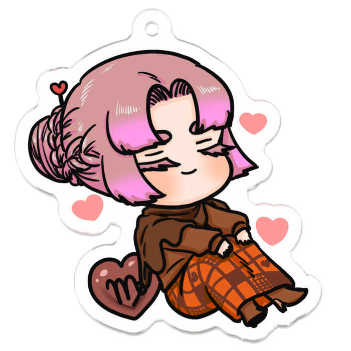 アクリルキーホルダー - 50 x 50 (mm)